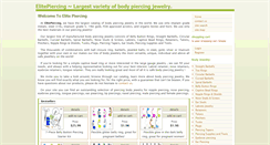 Desktop Screenshot of elitepiercing.com